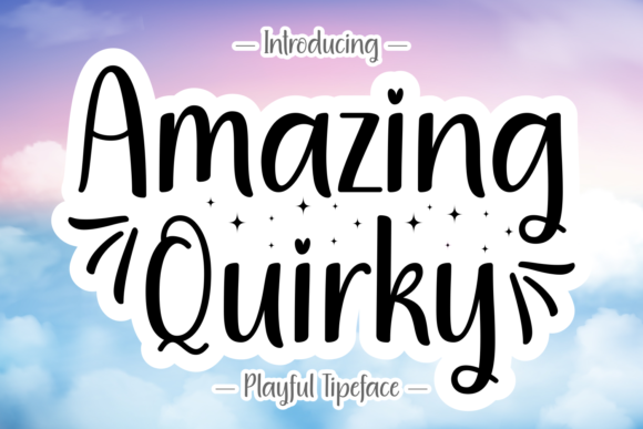 Amazing Quirky: A Playful Handwritten Font for Web Design