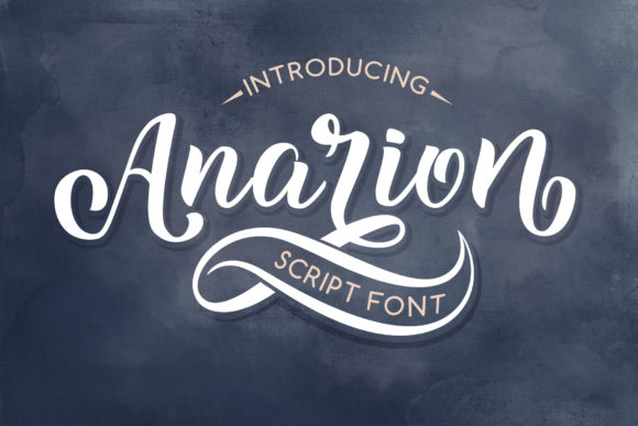 Anarion Script: A Premium Handwritten Typeface for Editorial Design