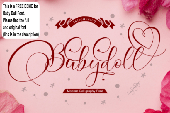 Babydoll: A Romantic Handwritten Font for Branding