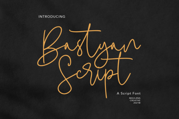 Bastyan Script: A Stylish Typeface for Campaigns