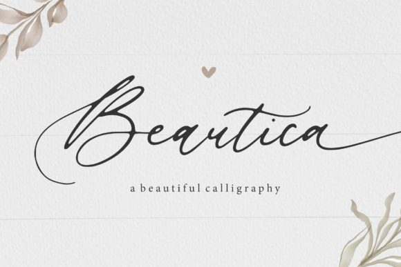 Beautica Beautiful Calligraphy: A Premium Font for Business