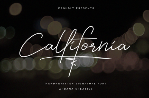 Callifornia: A Delicate Handwritten Font for Crafters