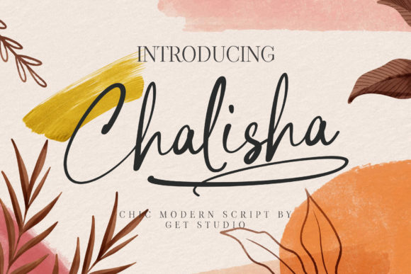 Chalisha Script: A Refined Typeface for Editorial Design