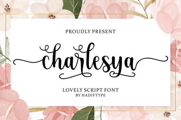 Cherlesya Script: A Romantic Font for Crafters