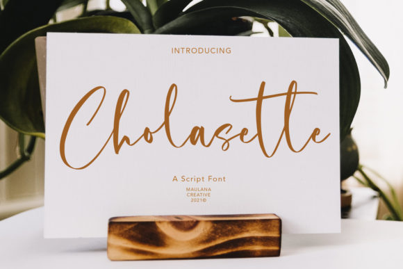 Cholasette Script: A Premium Font for Your Brand