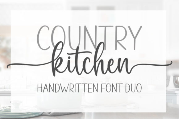 Country Kitchen: A Chic Script Font for Branding