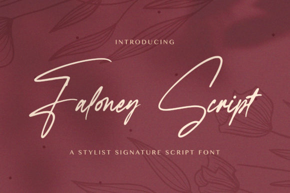 Faloney Script: A Luxury Font for Small Business Branding