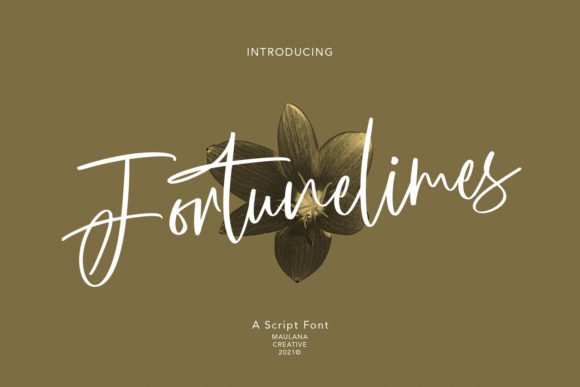 Fortunelimes Script: A Fashionable Typeface for Branding