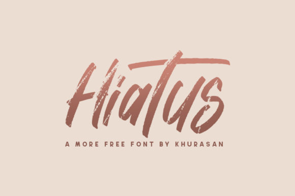 Hiatus: A Designer's Review of This Free Display Typeface