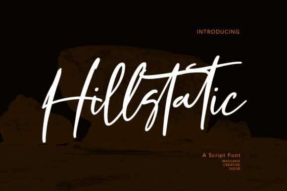 Hillstatic Script: A Stylish Typeface for Editorial Design