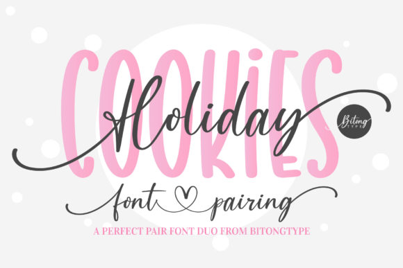 Holiday Cookies: A Charming Handwritten Font for Makers