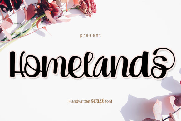 Homelands: A Romantic Calligraphy Typeface for Editors