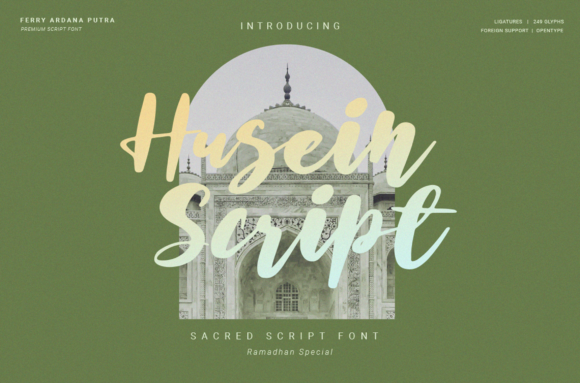 Husein Script: A Timeless Handwritten Font for Makers