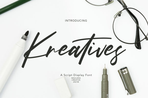 Kreatives Script: A Luxury Handwritten Typeface for Web