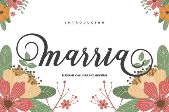 Marria Script: An Elegant Calligraphy Font Review