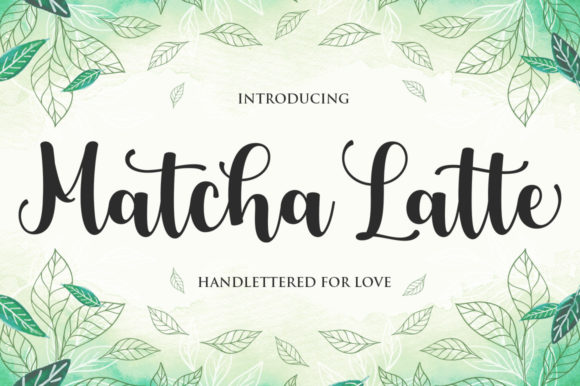 Matcha Latte Script: A Sweet Handwritten Font for Crafters