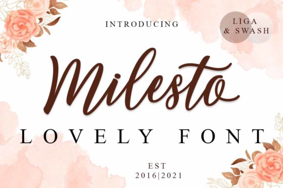Milesto Script: A Playful Typeface for Marketers