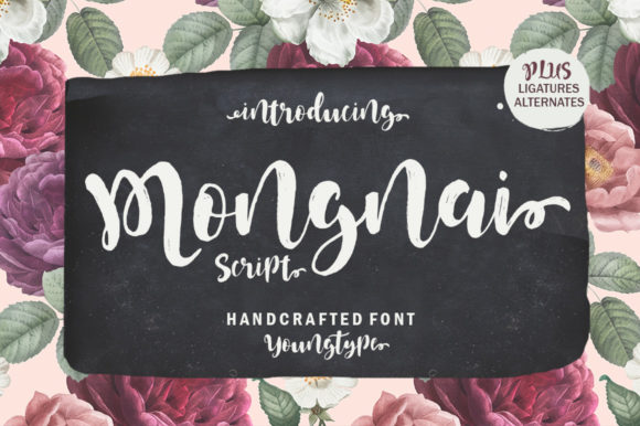 Mongnai Script: A Chic Brushed Typeface for Web Design