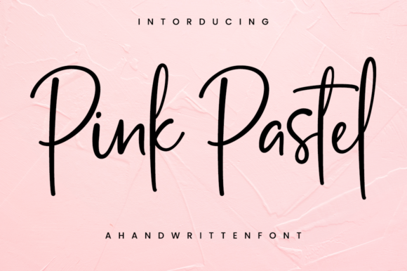 Pink Pastel: A Delicate Script Font for Editorial Design