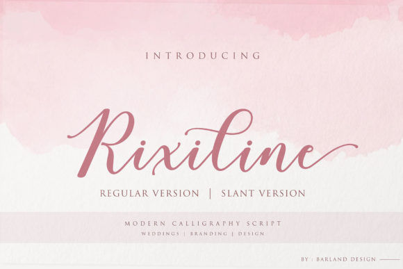 Rixiline Script: A Ravishing Typeface for Brand Identity