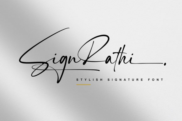 Sign Rathi: A Premium Script Font for Your Brand