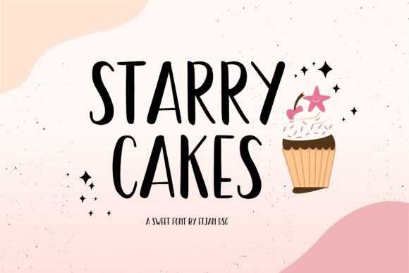 Starry Cakes: A Whimsical Script Font for Web Design