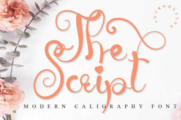 The Script: A Romantic Handwritten Font for Editors