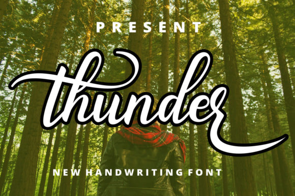 Thunder: A Modern Handwritten Font for Makers