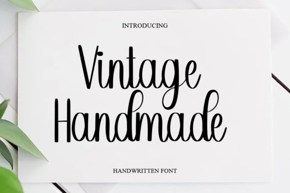 Vintage Handmade: A Timeless Script Font for Web Design