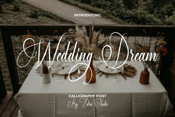 Wedding Dream: A Charming Script Font for Brand Identity