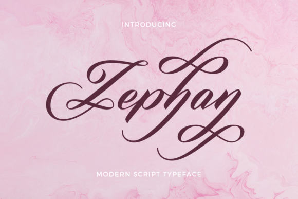 Zephan: An Elegant Script Font for Modern Branding